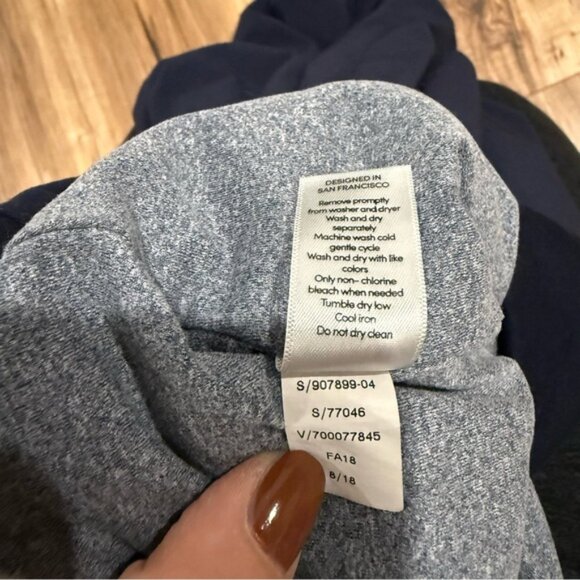 Athleta Soho Navy Blue Lined Jogger Pants - Picture 7 of 8